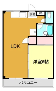 ラビットハウス エイトワン【2階】の間取り