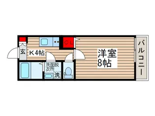 ラプラ-ジュII【2階】の間取り