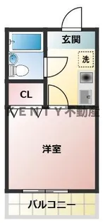 フレンズマンション【2階】の間取り