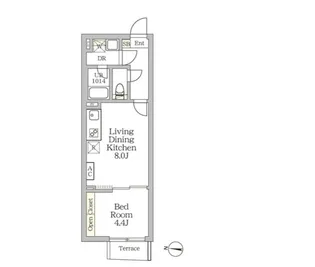 Aglaia 新宿西落合【1階】の間取り
