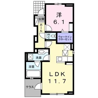 ERTOWA【1階】の間取り
