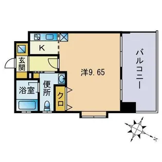 ピュアドームアルカサール平尾【5階】の間取り