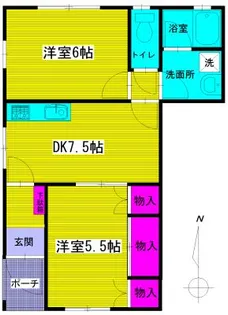 若井メゾン【1階】の間取り