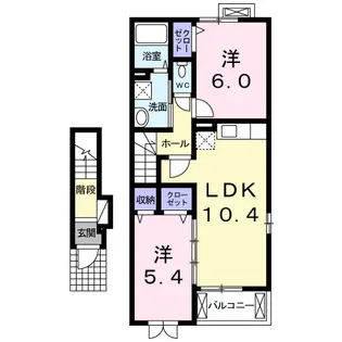 サンリットガーデン【2階】の間取り