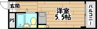 ビバリーヒルズ岡田【4階】の間取り