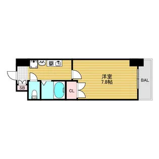 コンセール裕恵【5階】の間取り