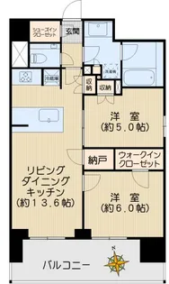 BELISTA文京関口【2階】の間取り