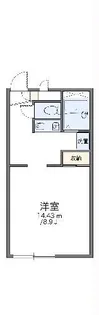 レオパレスCytherlis【2階】の間取り