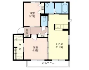 オークヒルズC【2階】の間取り