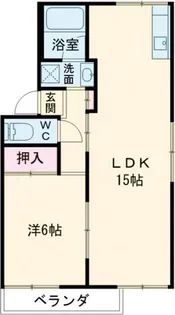 アーバンライフ岡田【2階】の間取り