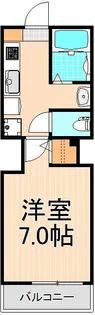 シティ・ソレイユ曙町【1階】の間取り