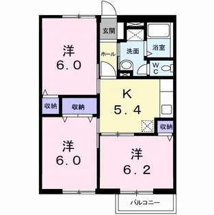サングレープ【1階】の間取り
