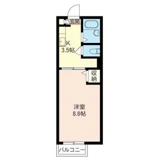 タケダフラット【2階】の間取り