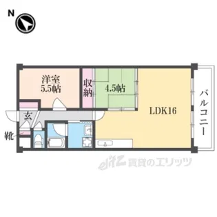 ビスタ萩原台2号棟【3階】の間取り
