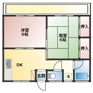サカエレジデンス【2階】の間取り