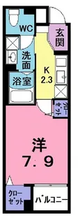 オレンティア【1階】の間取り