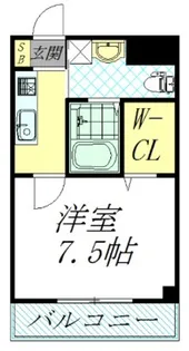 ジュレーヴ【4階】の間取り