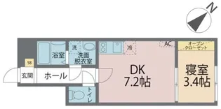カインドネス小田急相模原7【1階】の間取り