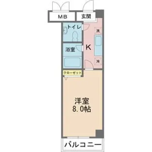 Gran Pino 立売堀【9階】の間取り