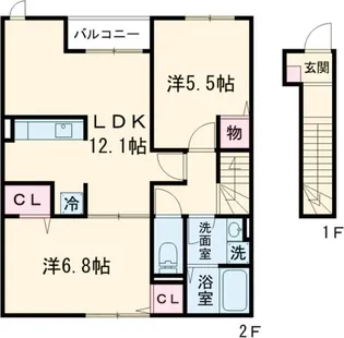 グラナーデ東大泉の間取り