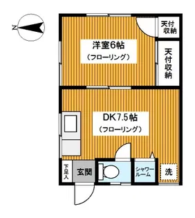 静翠荘【2階】の間取り
