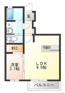 セプター【1階】の間取り