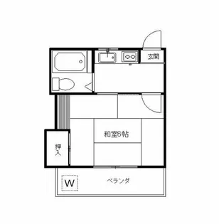 文京フレンドコーポ【2階】の間取り