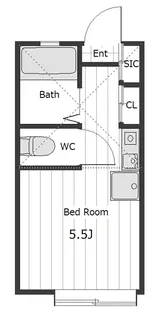 フェリーチェ新中野【2階】の間取り