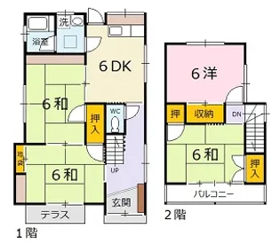 広島県広島市安佐北区口田5【一戸建】の間取り