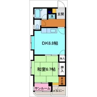 マーメゾン米泉【3階】の間取り