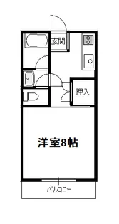 マンション永楽【1階】の間取り