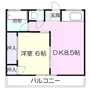 シティハイム セルティア B棟【1階】の間取り