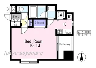 ラ・ボーン・ヴィ平井【10階】の間取り