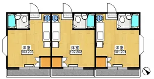 グリーンハウス【2階】の間取り