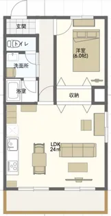 パークサイドレジデンス【1階】の間取り