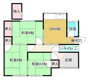 愛媛県新居浜市庄内町2【一戸建】の間取り