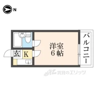 コーポ諏訪西大寺【2階】の間取り