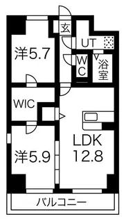 アグレアーブル【1階】の間取り
