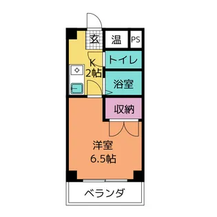 アートハウスK【1階】の間取り