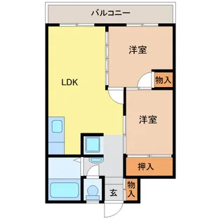 小菊荘【3階】の間取り