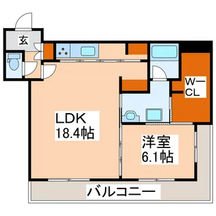 LH5101 KUHONJI【2階】の間取り
