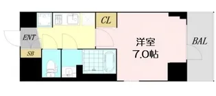 City Lux Namba South【12階】の間取り