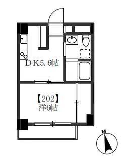 ユーオンヒルズ用賀【2階】の間取り