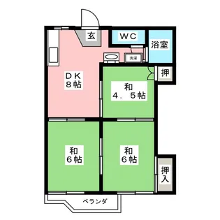 ハイム順【2階】の間取り