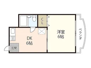スリーゼ牛田【2階】の間取り