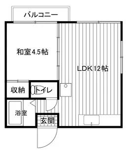 コーポシャルマン【2階】の間取り