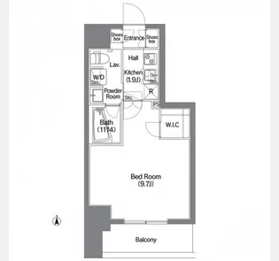 東京都江東区毛利2【マンション】の間取り