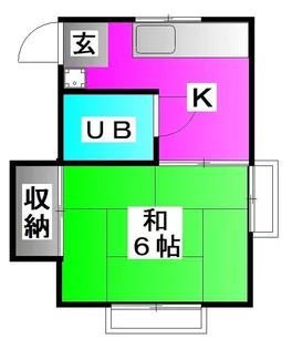 タマハイツ【2階】の間取り