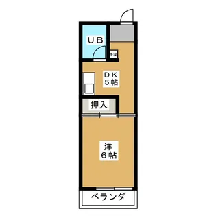 今谷レジデンス【2階】の間取り