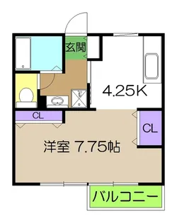 ハイネスKASHIWA【1階】の間取り